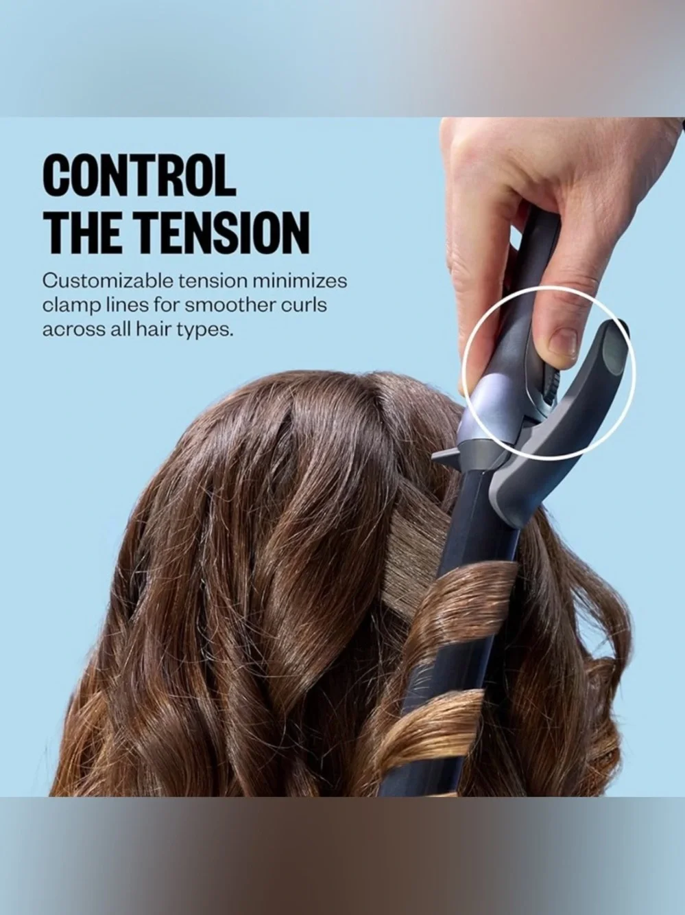 BaBylissPRO Nano Titanium PrecisionGrip 1 Inch Curling Iron